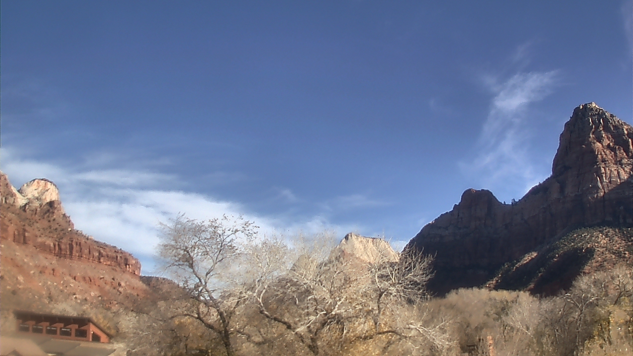 Thumbnail for current weather camera view from Zion Canyon Village in Springdale, Utah