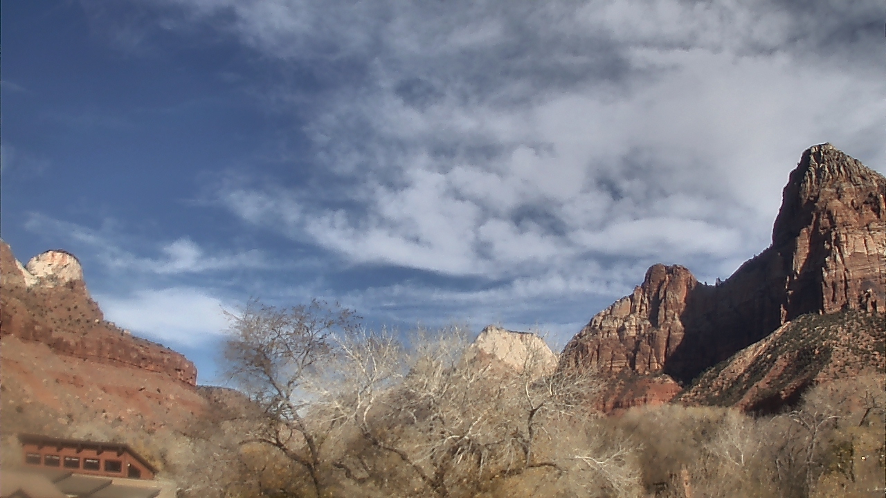 Thumbnail for current weather camera view from Zion Canyon Village in Springdale, Utah