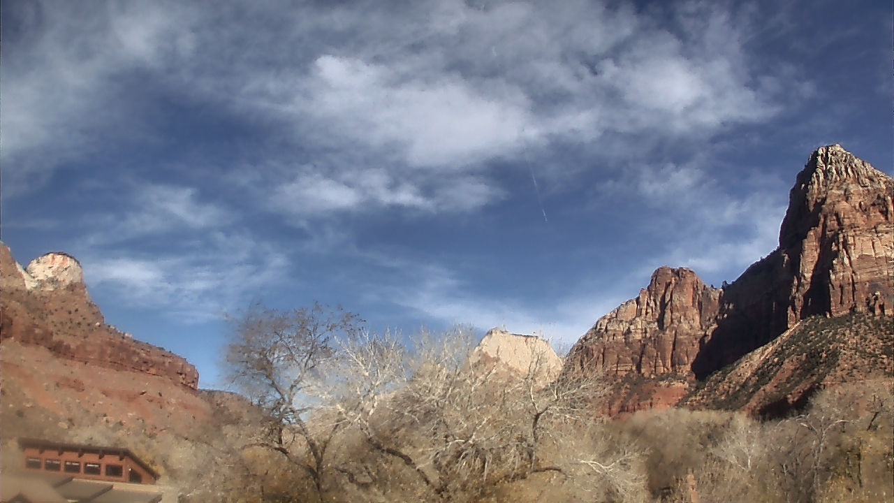 Thumbnail for current weather camera view from Zion Canyon Village in Springdale, Utah