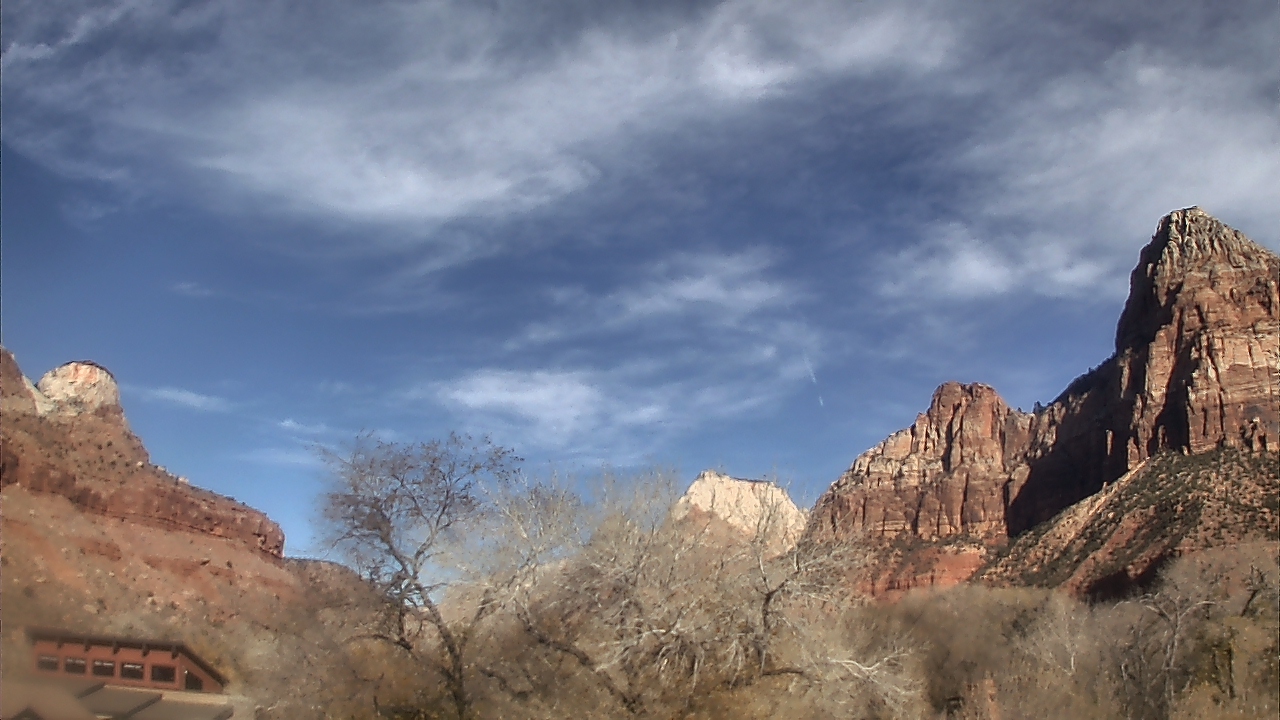 Thumbnail for current weather camera view from Zion Canyon Village in Springdale, Utah