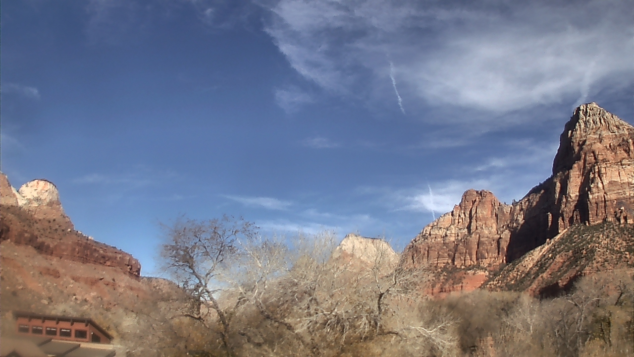 Thumbnail for current weather camera view from Zion Canyon Village in Springdale, Utah