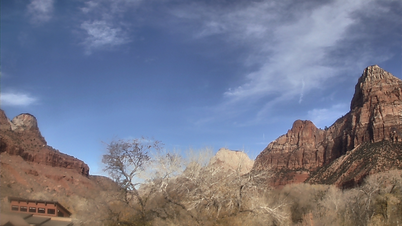 Thumbnail for current weather camera view from Zion Canyon Village in Springdale, Utah