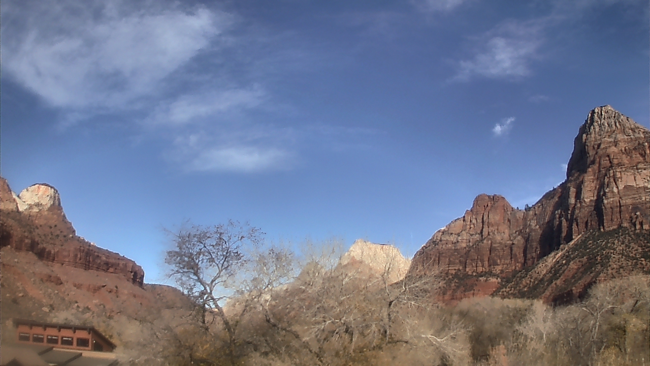 Thumbnail for current weather camera view from Zion Canyon Village in Springdale, Utah