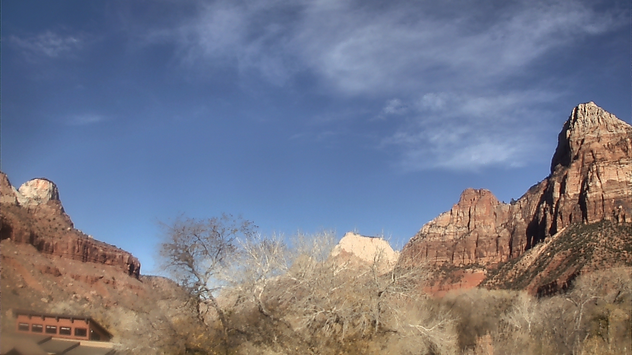 Thumbnail for current weather camera view from Zion Canyon Village in Springdale, Utah