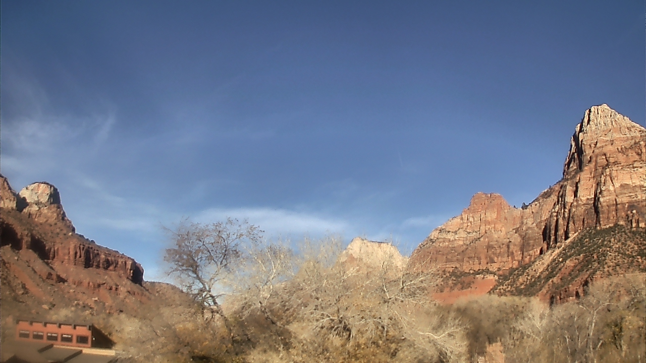 Thumbnail for current weather camera view from Zion Canyon Village in Springdale, Utah