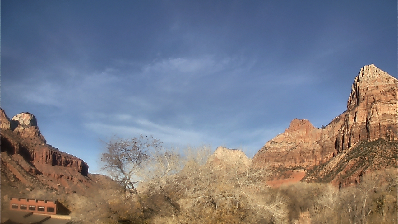 Thumbnail for current weather camera view from Zion Canyon Village in Springdale, Utah