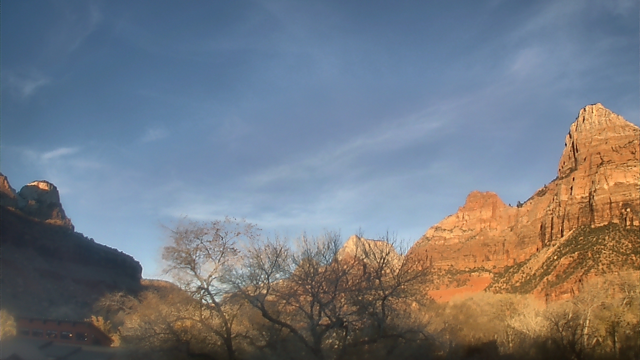 Thumbnail for current weather camera view from Zion Canyon Village in Springdale, Utah