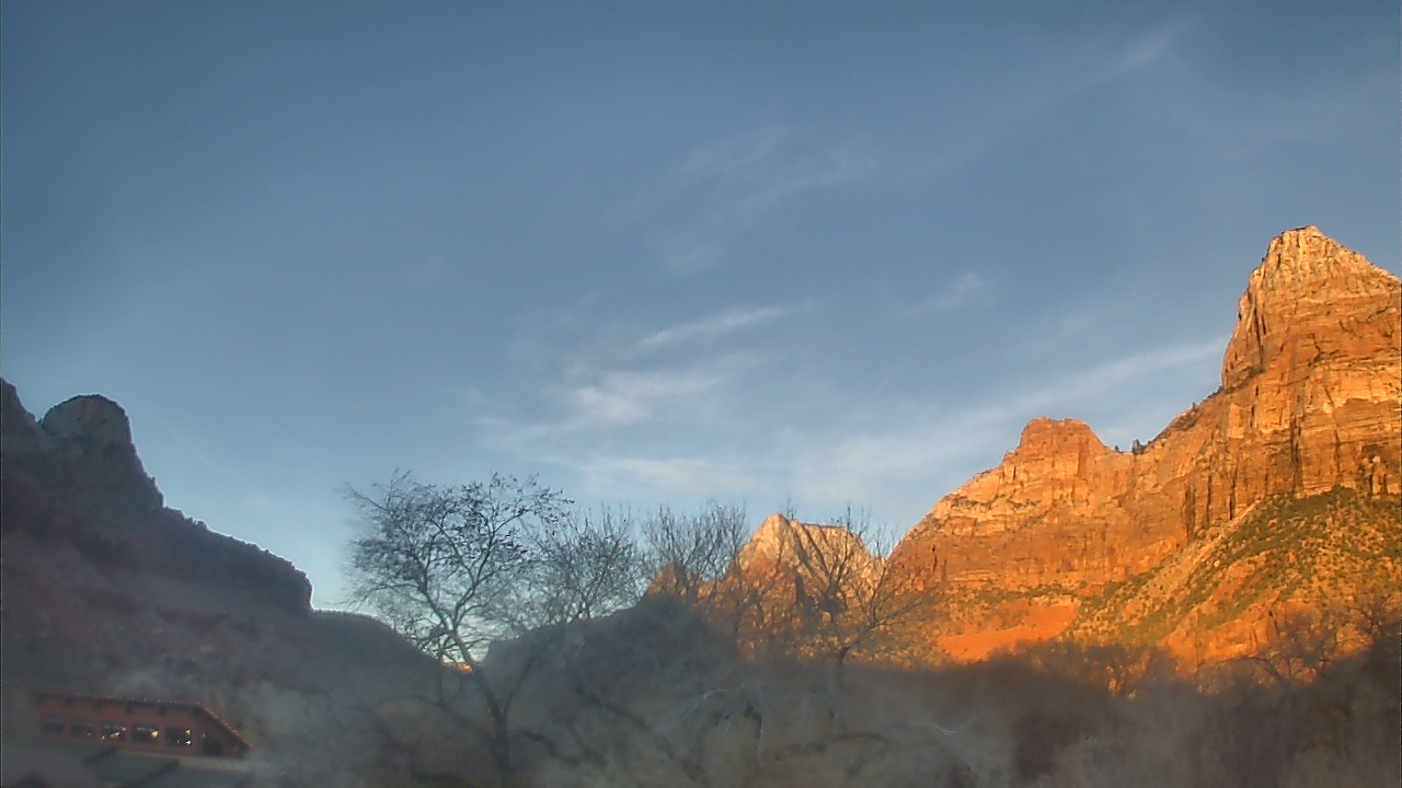 Thumbnail for current weather camera view from Zion Canyon Village in Springdale, Utah