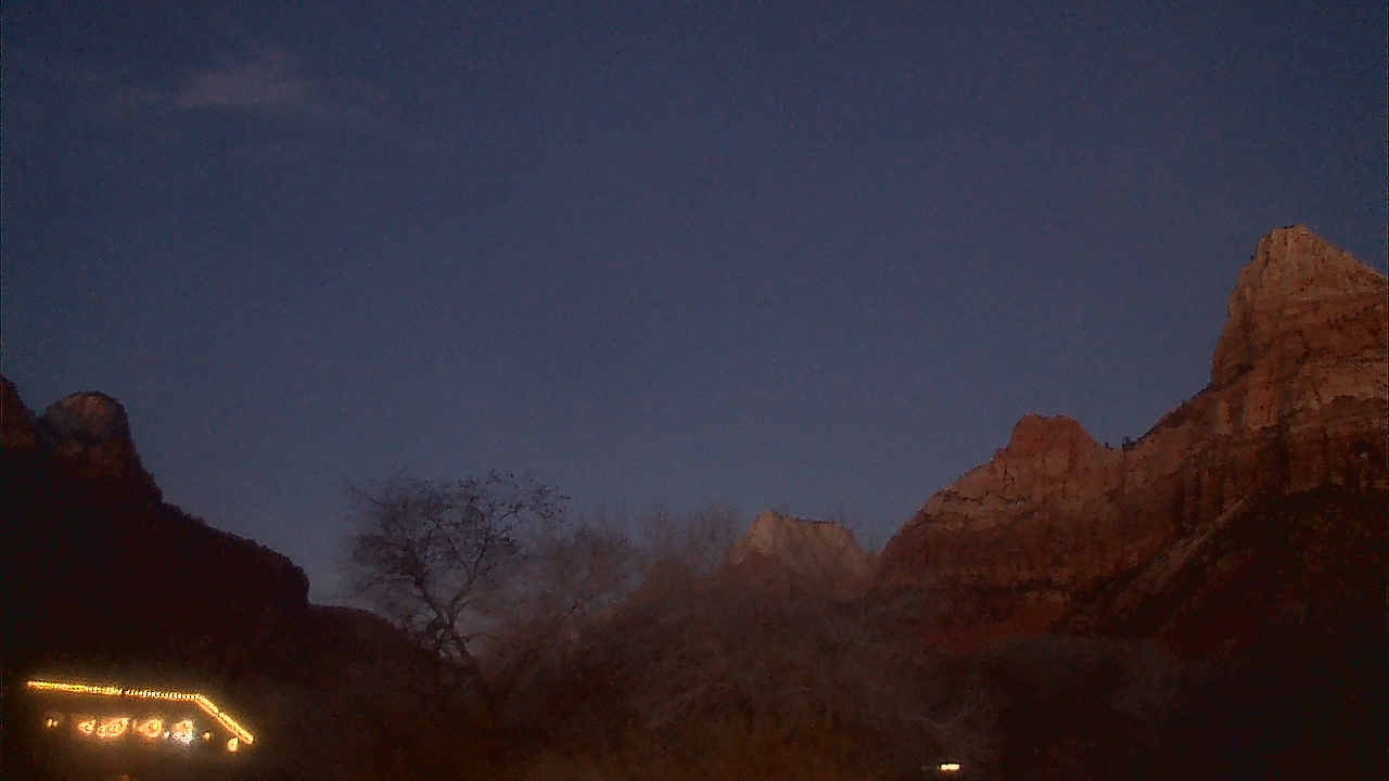 Thumbnail for current weather camera view from Zion Canyon Village in Springdale, Utah