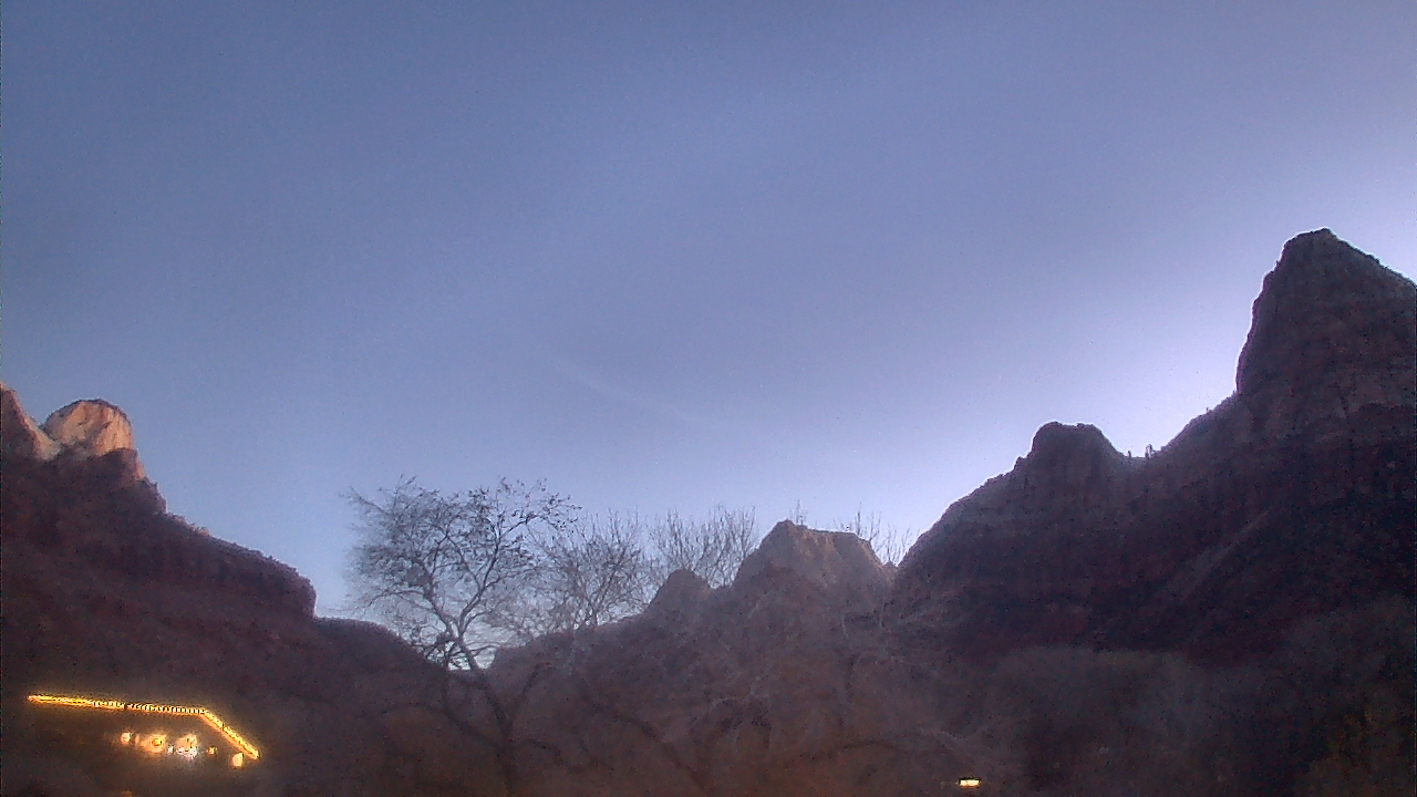 Thumbnail for current weather camera view from Zion Canyon Village in Springdale, Utah