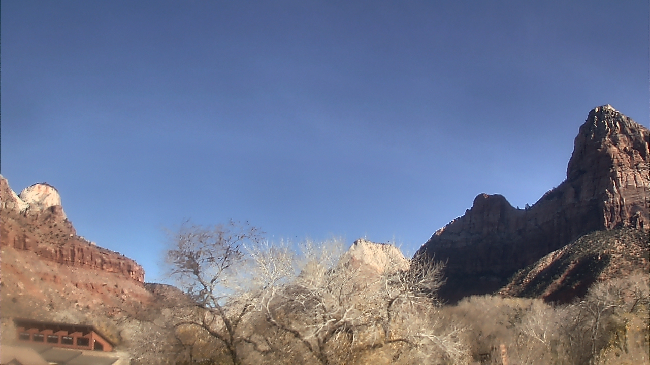 Thumbnail for current weather camera view from Zion Canyon Village in Springdale, Utah