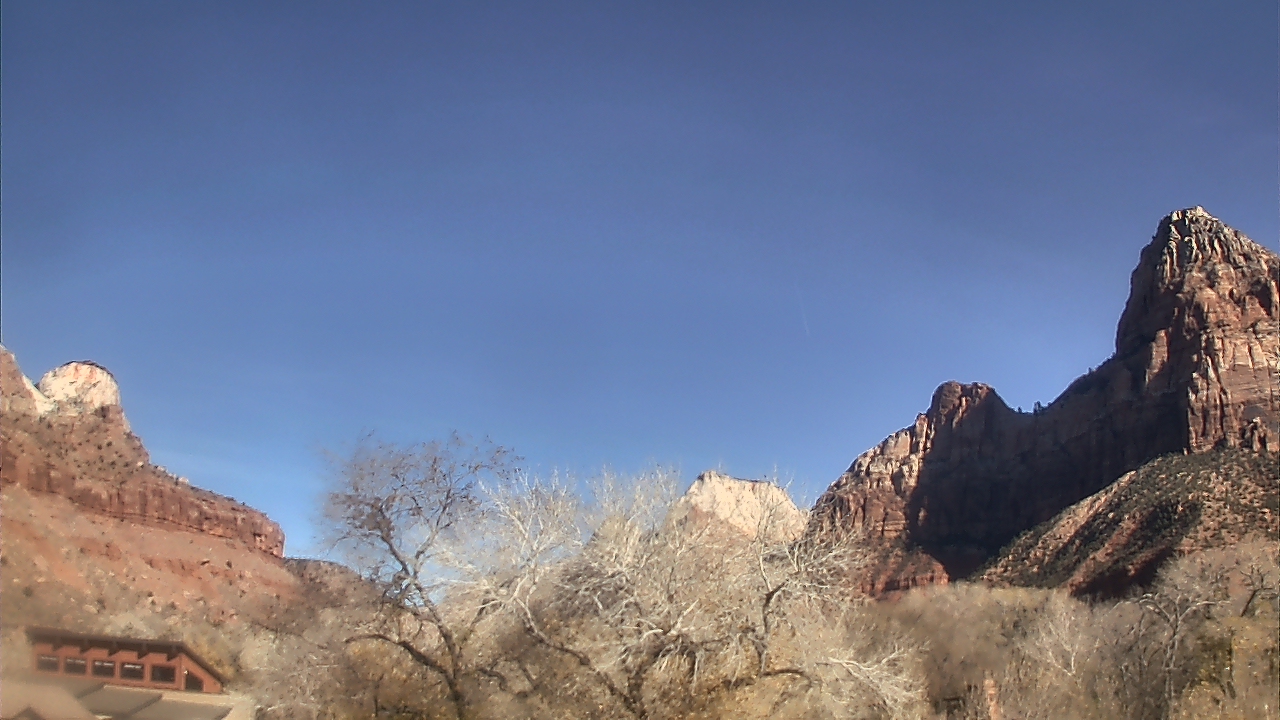 Thumbnail for current weather camera view from Zion Canyon Village in Springdale, Utah