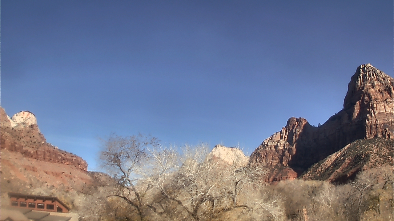 Thumbnail for current weather camera view from Zion Canyon Village in Springdale, Utah