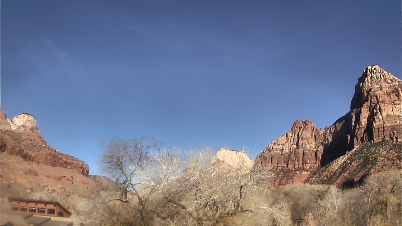 Thumbnail for current weather camera view from Zion Canyon Village in Springdale, Utah