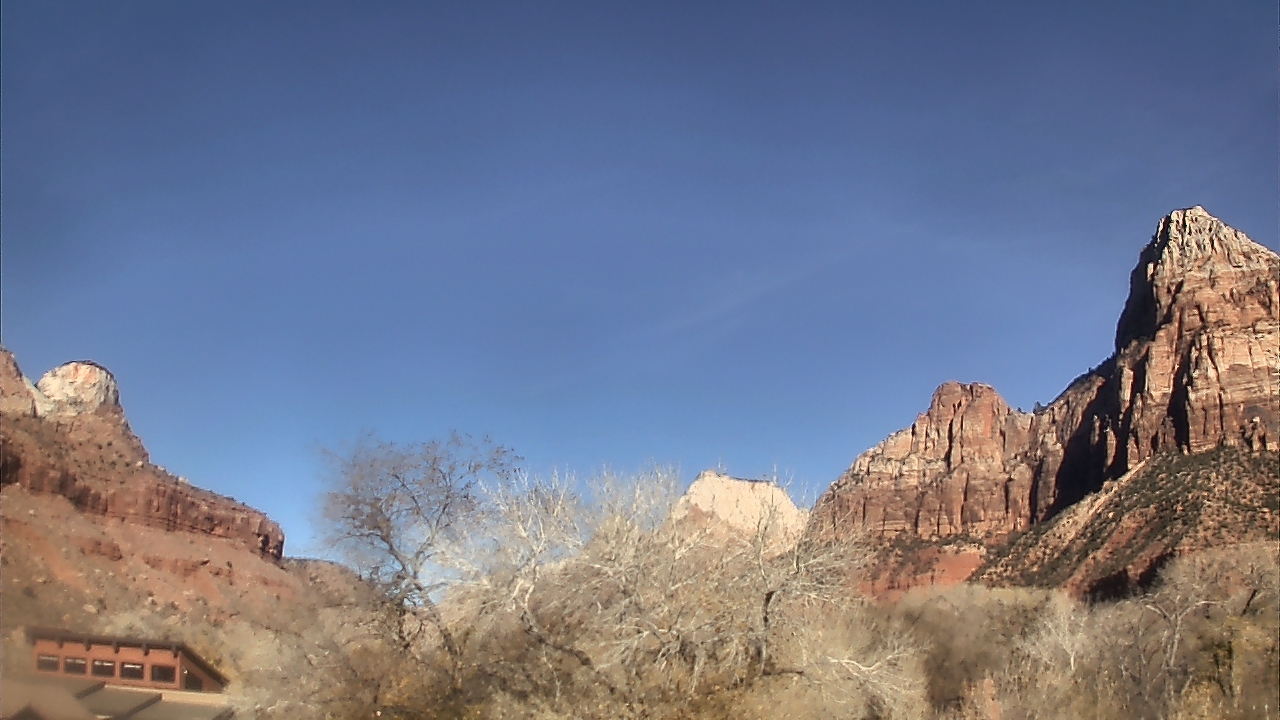 Thumbnail for current weather camera view from Zion Canyon Village in Springdale, Utah