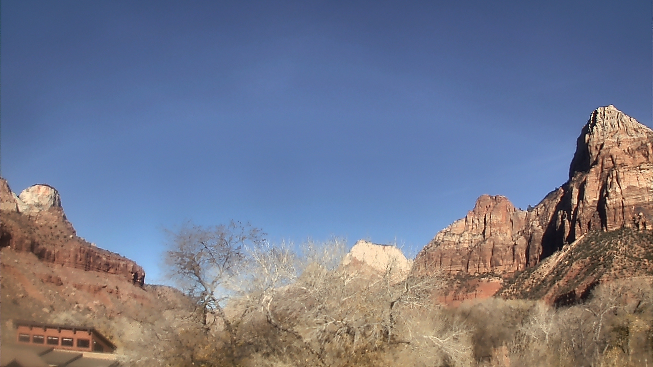 Thumbnail for current weather camera view from Zion Canyon Village in Springdale, Utah