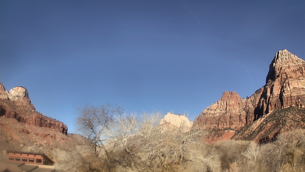 Thumbnail for current weather camera view from Zion Canyon Village in Springdale, Utah