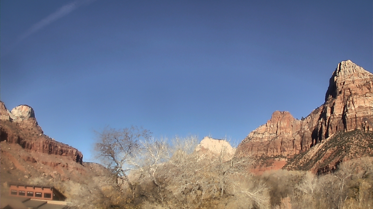 Thumbnail for current weather camera view from Zion Canyon Village in Springdale, Utah