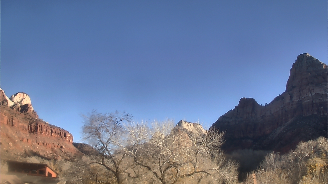 Thumbnail for current weather camera view from Zion Canyon Village in Springdale, Utah