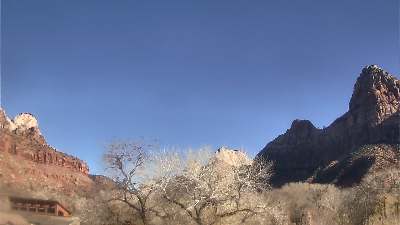 Thumbnail for current weather camera view from Zion Canyon Village in Springdale, Utah
