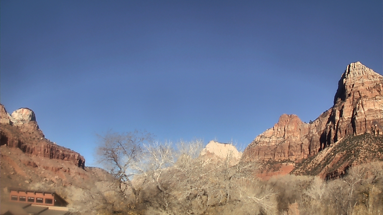 Thumbnail for current weather camera view from Zion Canyon Village in Springdale, Utah