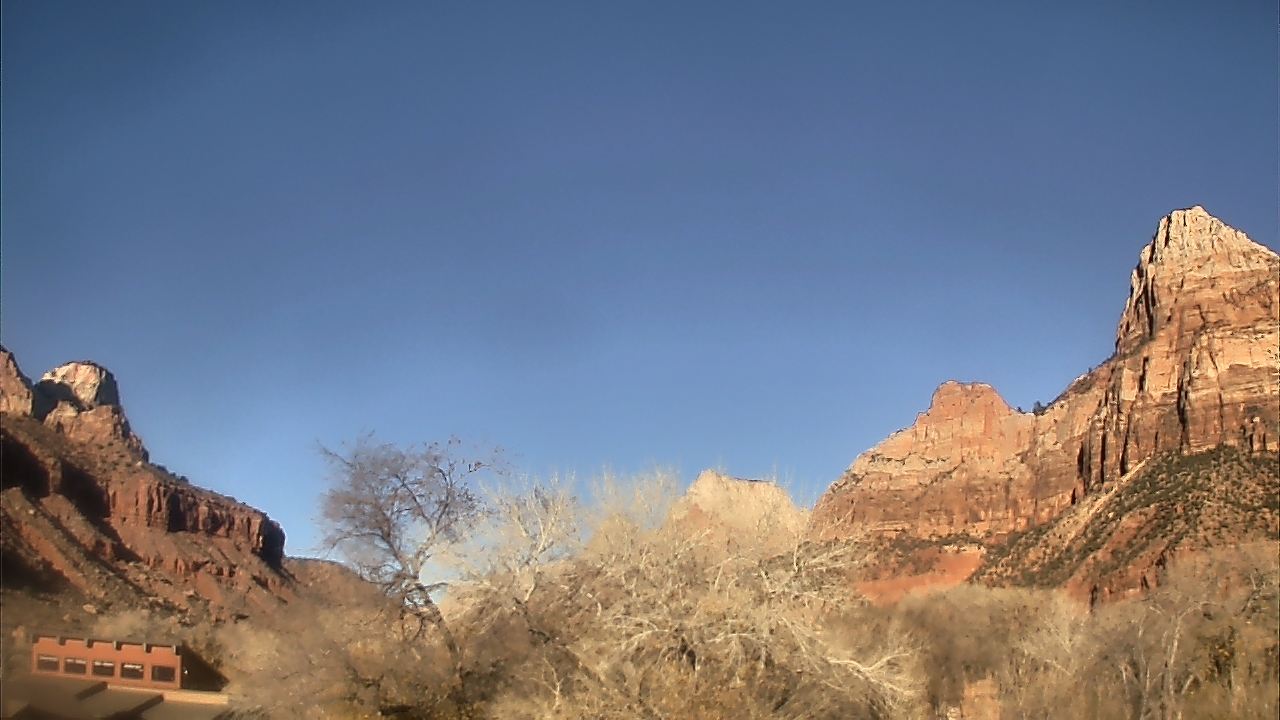 Thumbnail for current weather camera view from Zion Canyon Village in Springdale, Utah