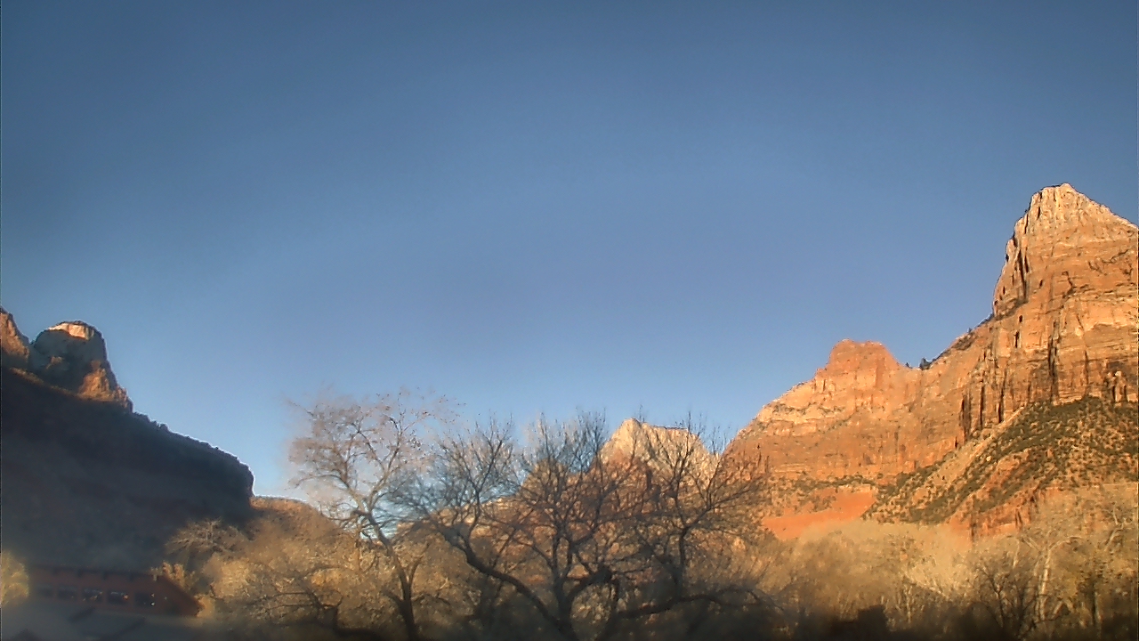 Thumbnail for current weather camera view from Zion Canyon Village in Springdale, Utah