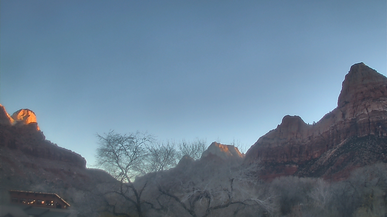 Thumbnail for current weather camera view from Zion Canyon Village in Springdale, Utah