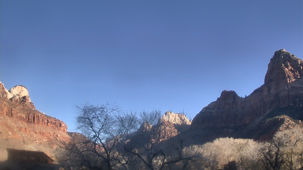 Thumbnail for current weather camera view from Zion Canyon Village in Springdale, Utah