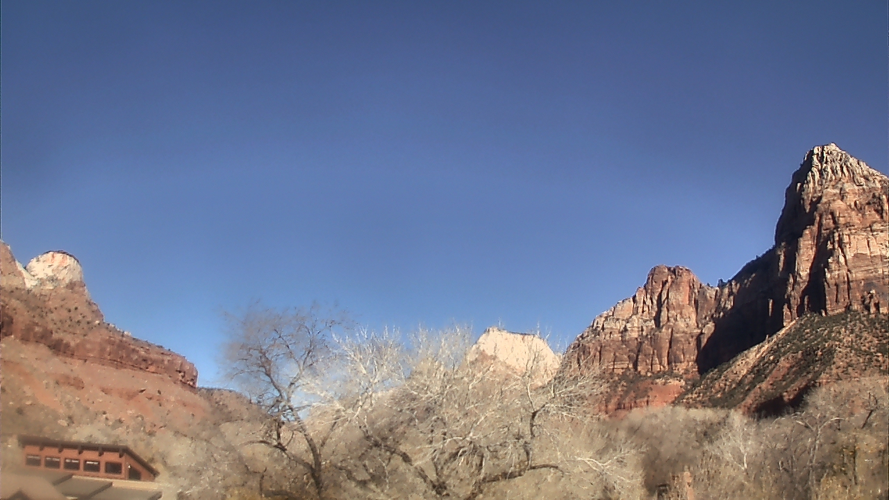 Thumbnail for current weather camera view from Zion Canyon Village in Springdale, Utah