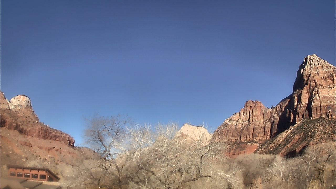 Thumbnail for current weather camera view from Zion Canyon Village in Springdale, Utah