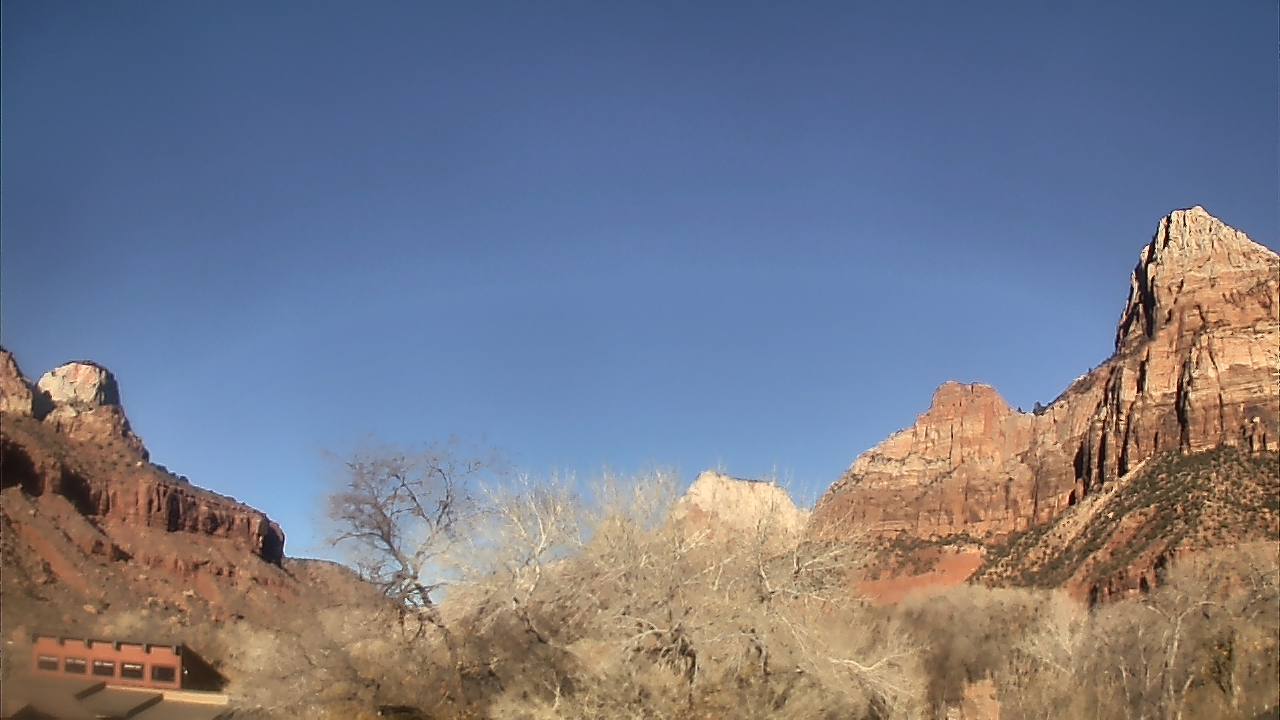 Thumbnail for current weather camera view from Zion Canyon Village in Springdale, Utah