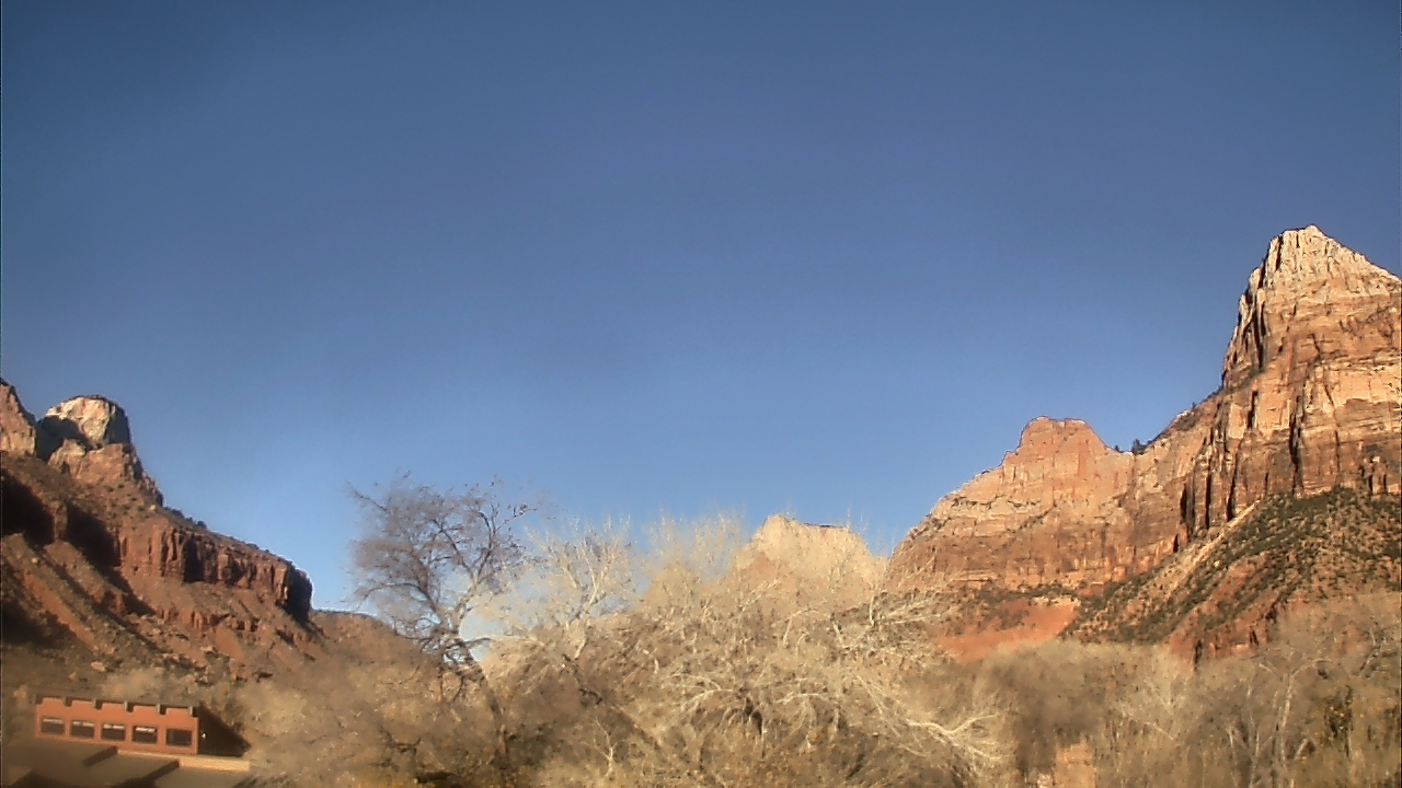 Thumbnail for current weather camera view from Zion Canyon Village in Springdale, Utah