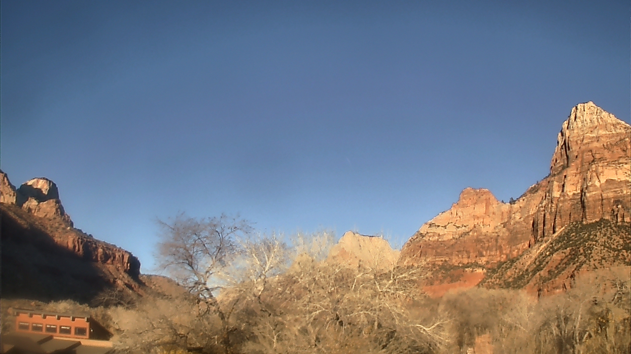 Thumbnail for current weather camera view from Zion Canyon Village in Springdale, Utah