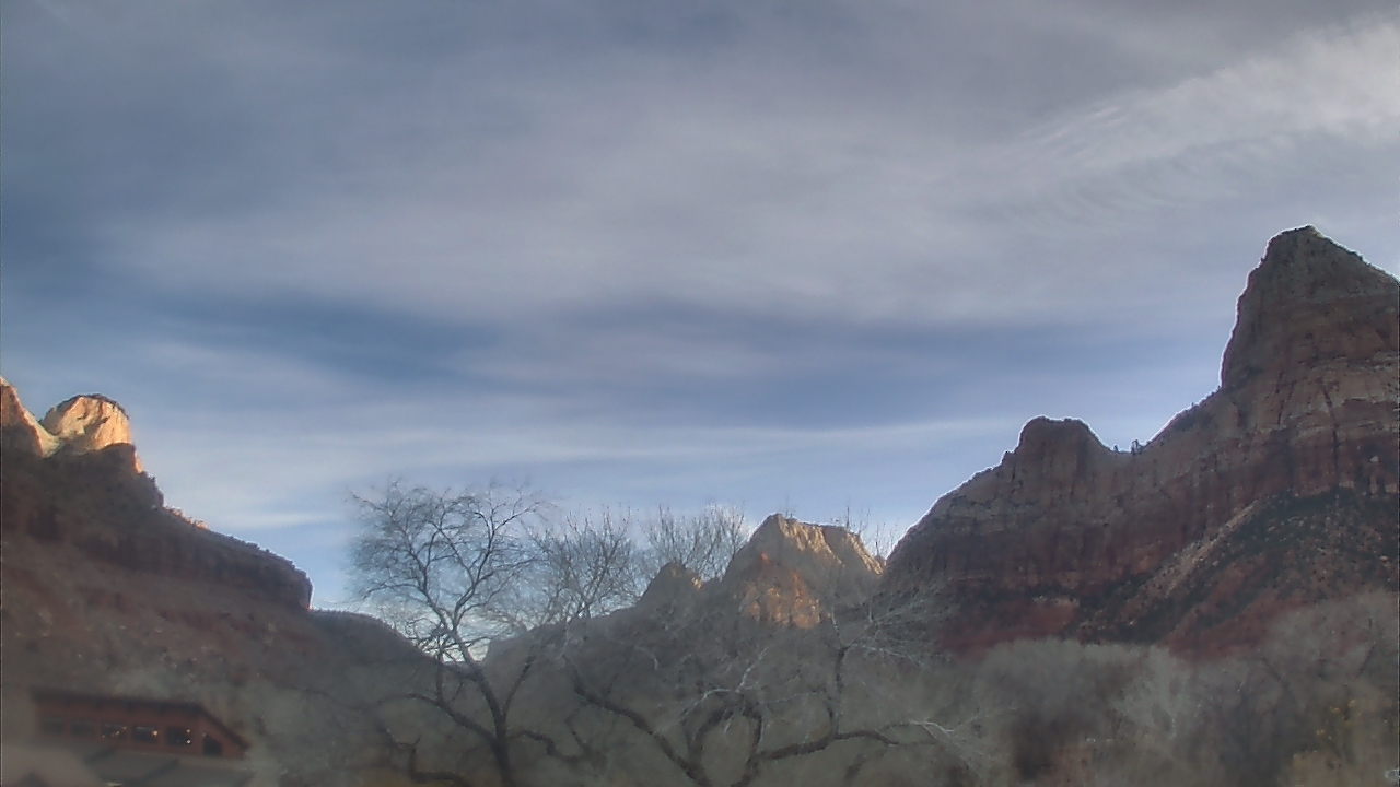 Thumbnail for current weather camera view from Zion Canyon Village in Springdale, Utah