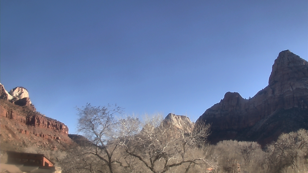 Thumbnail for current weather camera view from Zion Canyon Village in Springdale, Utah