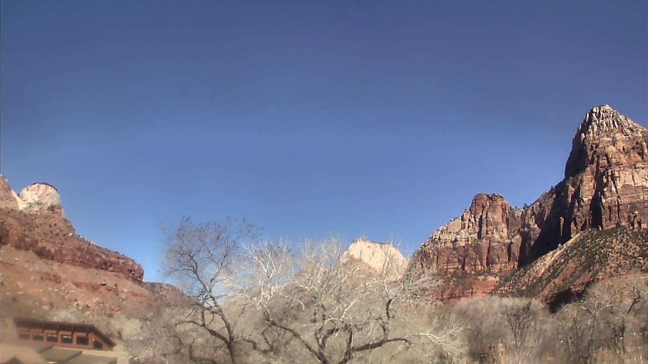 Thumbnail for current weather camera view from Zion Canyon Village in Springdale, Utah
