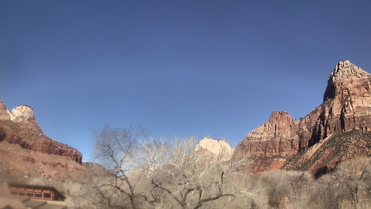 Thumbnail for current weather camera view from Zion Canyon Village in Springdale, Utah