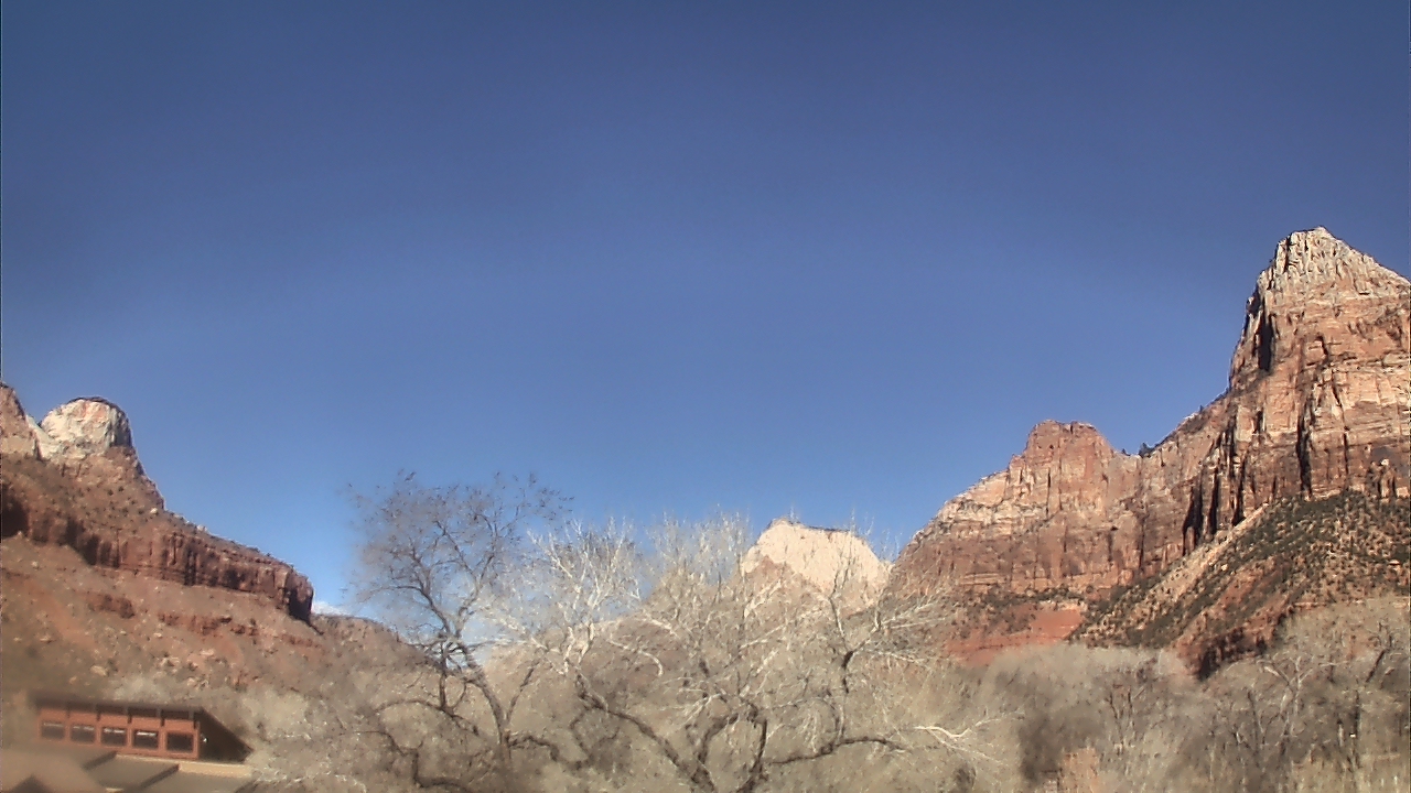 Thumbnail for current weather camera view from Zion Canyon Village in Springdale, Utah