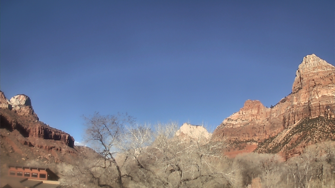 Thumbnail for current weather camera view from Zion Canyon Village in Springdale, Utah