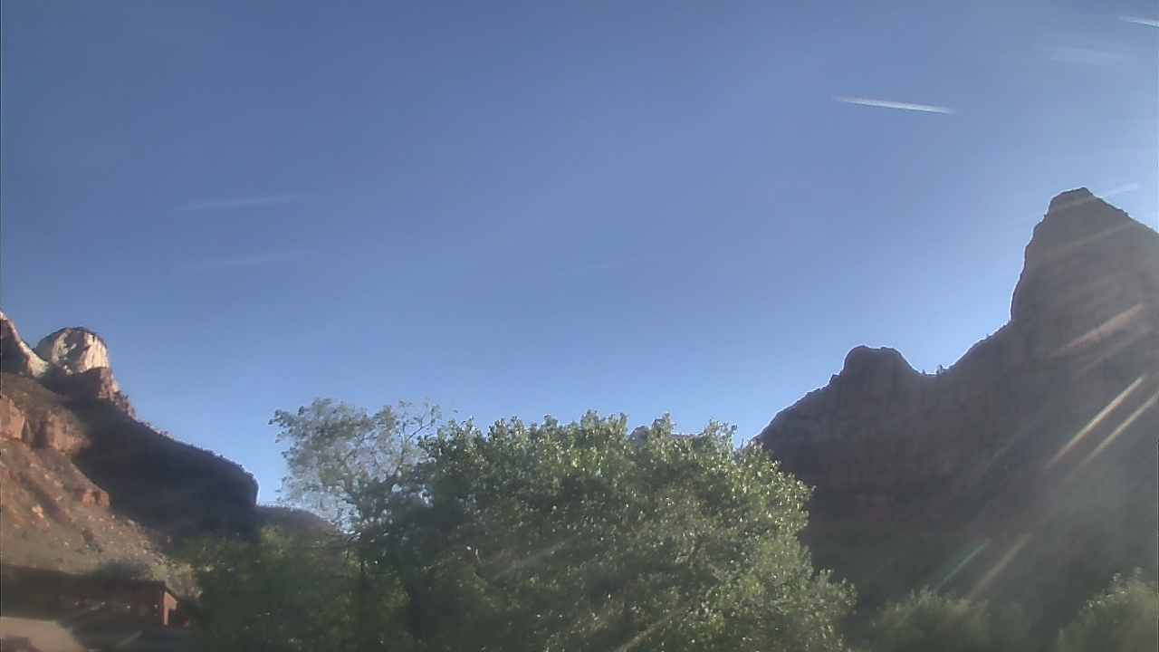 Thumbnail for current weather camera view from Zion Canyon Village in Springdale, Utah