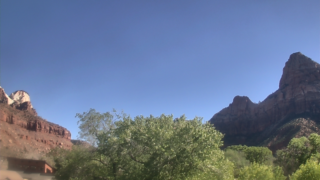 Thumbnail for current weather camera view from Zion Canyon Village in Springdale, Utah