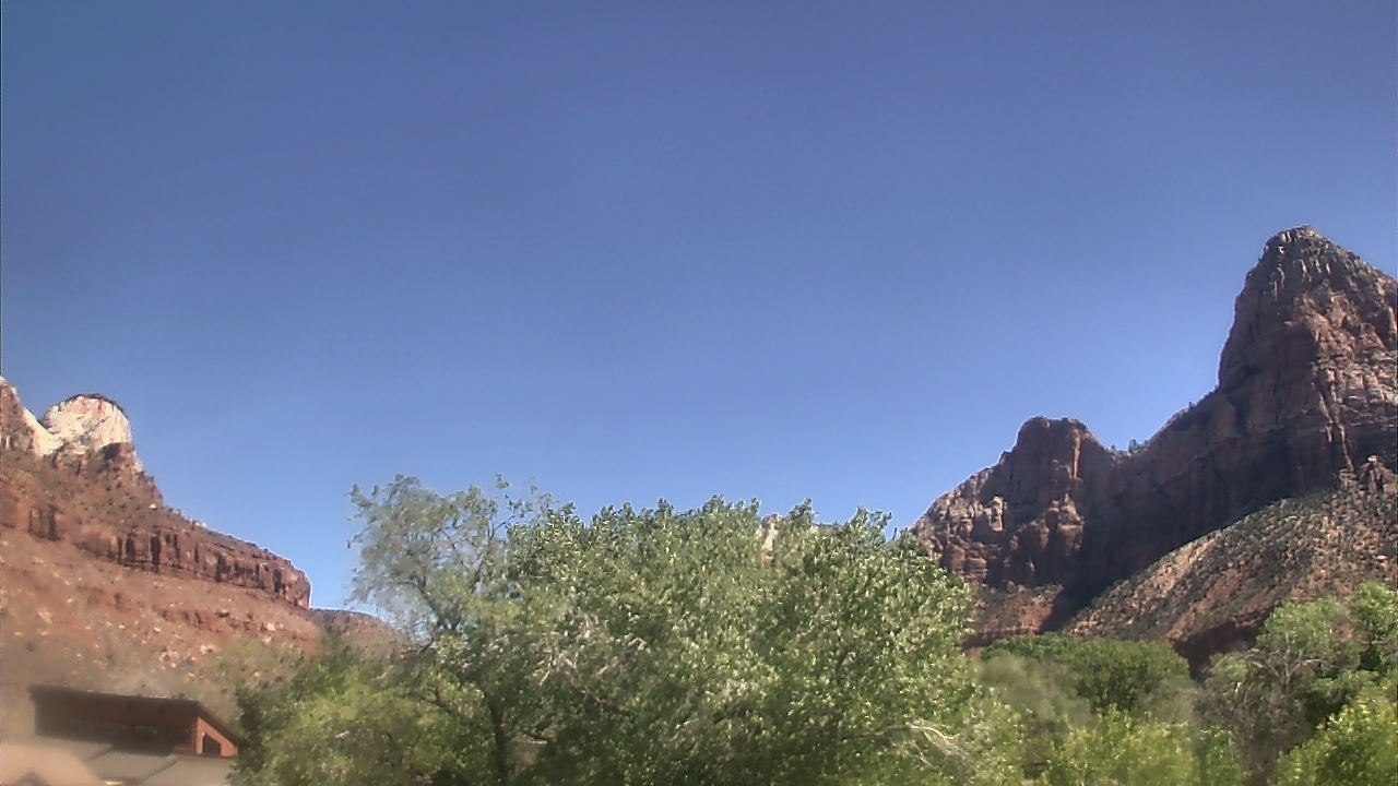 Thumbnail for current weather camera view from Zion Canyon Village in Springdale, Utah