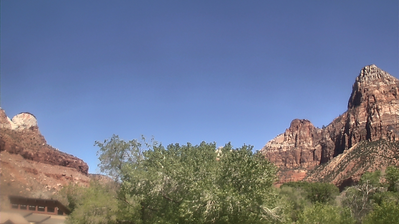 Thumbnail for current weather camera view from Zion Canyon Village in Springdale, Utah