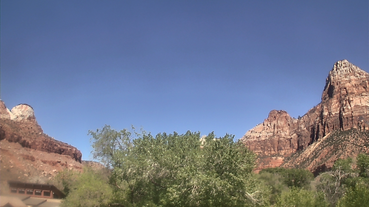 Thumbnail for current weather camera view from Zion Canyon Village in Springdale, Utah
