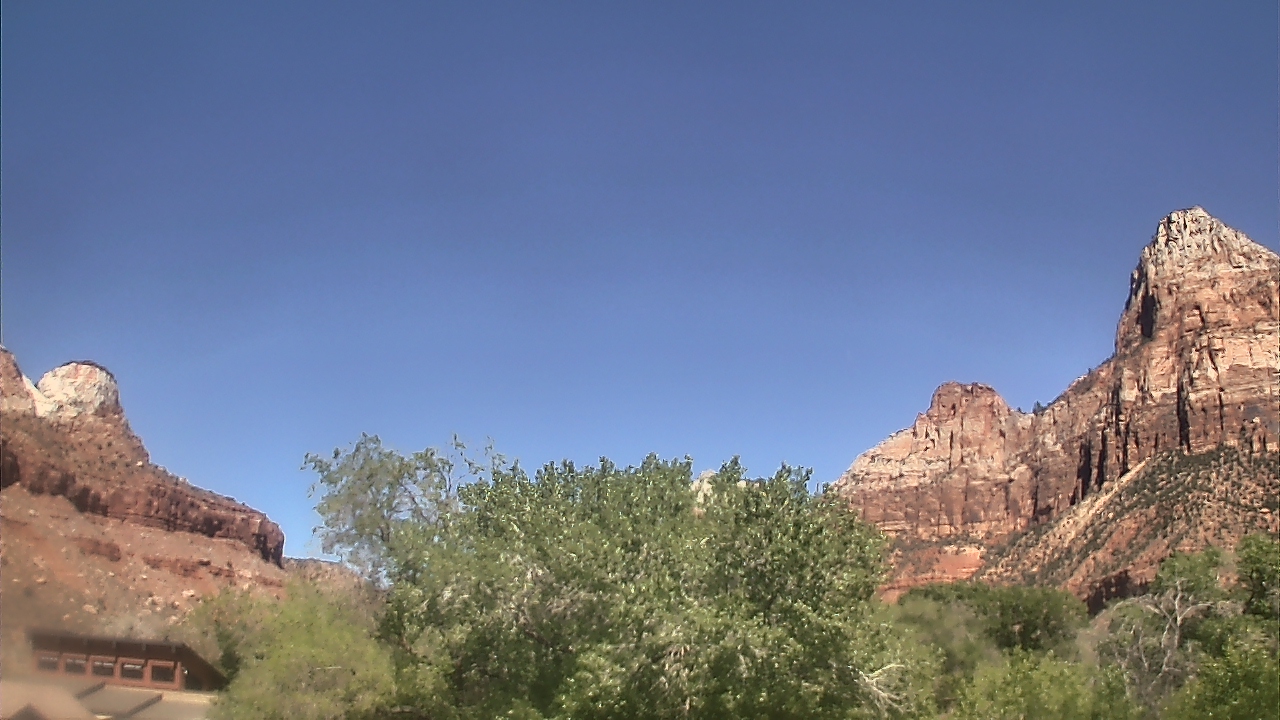 Thumbnail for current weather camera view from Zion Canyon Village in Springdale, Utah