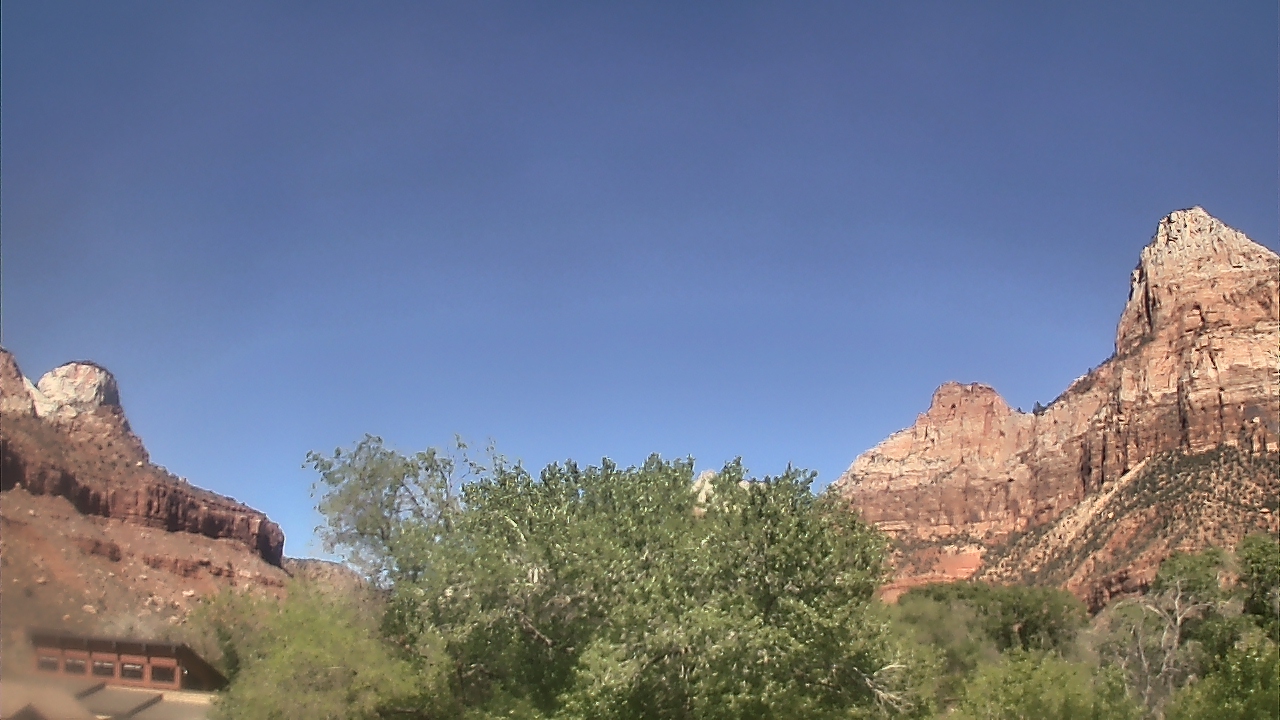 Thumbnail for current weather camera view from Zion Canyon Village in Springdale, Utah