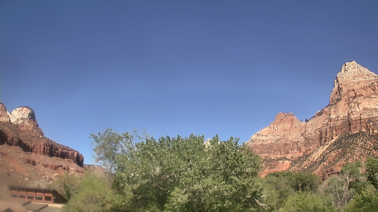 Thumbnail for current weather camera view from Zion Canyon Village in Springdale, Utah