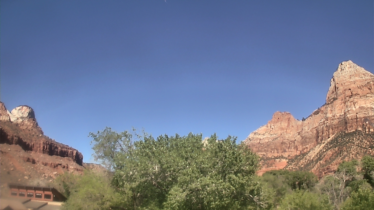 Thumbnail for current weather camera view from Zion Canyon Village in Springdale, Utah